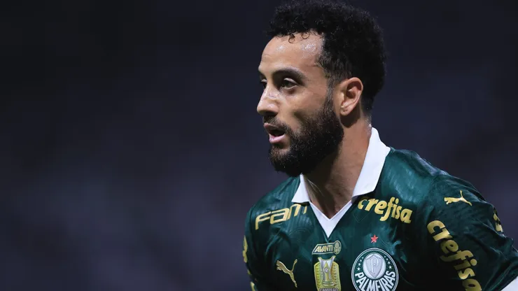 Felipe Anderson jogador do Palmeiras durante partida contra o Botafogo no estadio Arena Allianz Parque pelo campeonato Brasileiro A 2024.