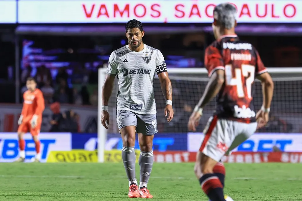 SP – SAO PAULO – 23/11/2024 – BRASILEIRO A 2024, SAO PAULO X ATLETICO-MG – Hulk jogador do Atletico-MG durante partida contra o Sao Paulo no estadio Morumbi pelo campeonato Brasileiro A 2024. Foto: Marcello Zambrana/AGIF