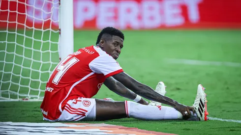 Vitao jogador do Internacional durante partida contra o Juventude no estadio Beira-Rio pelo campeonato Gaucho 2024.