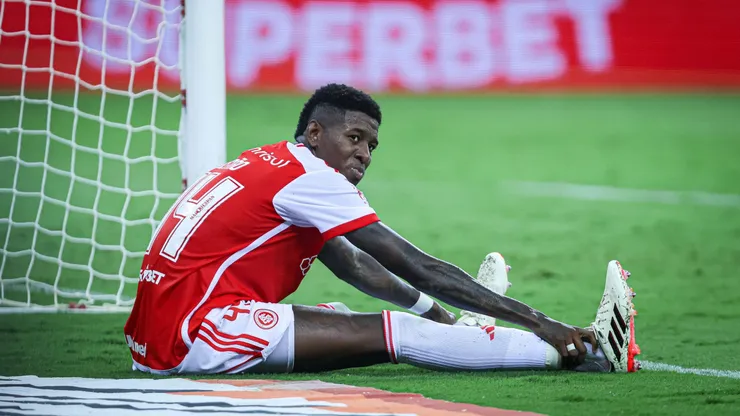 Vitao jogador do Internacional durante partida contra o Juventude no estadio Beira-Rio pelo campeonato Gaucho 2024.
