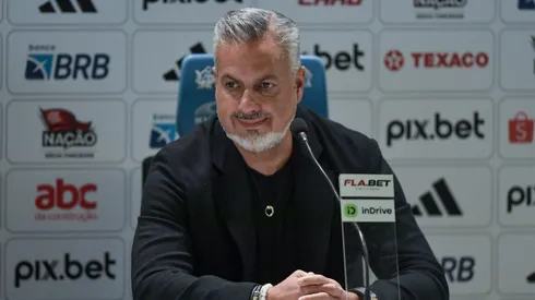 RJ - RIO DE JANEIRO - 30/01/2025 - APRESENTACAO DANILO - Jose Boto dirigente durante sua apresentacao oficial do jogador Danilo do Flamengo em coletiva de imprensa realizada no Maracana. Foto: Thiago Ribeiro/AGIF