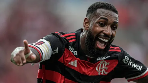 Gerson em partida pelo Flamengo. Foto: Thiago Ribeiro/AGIF