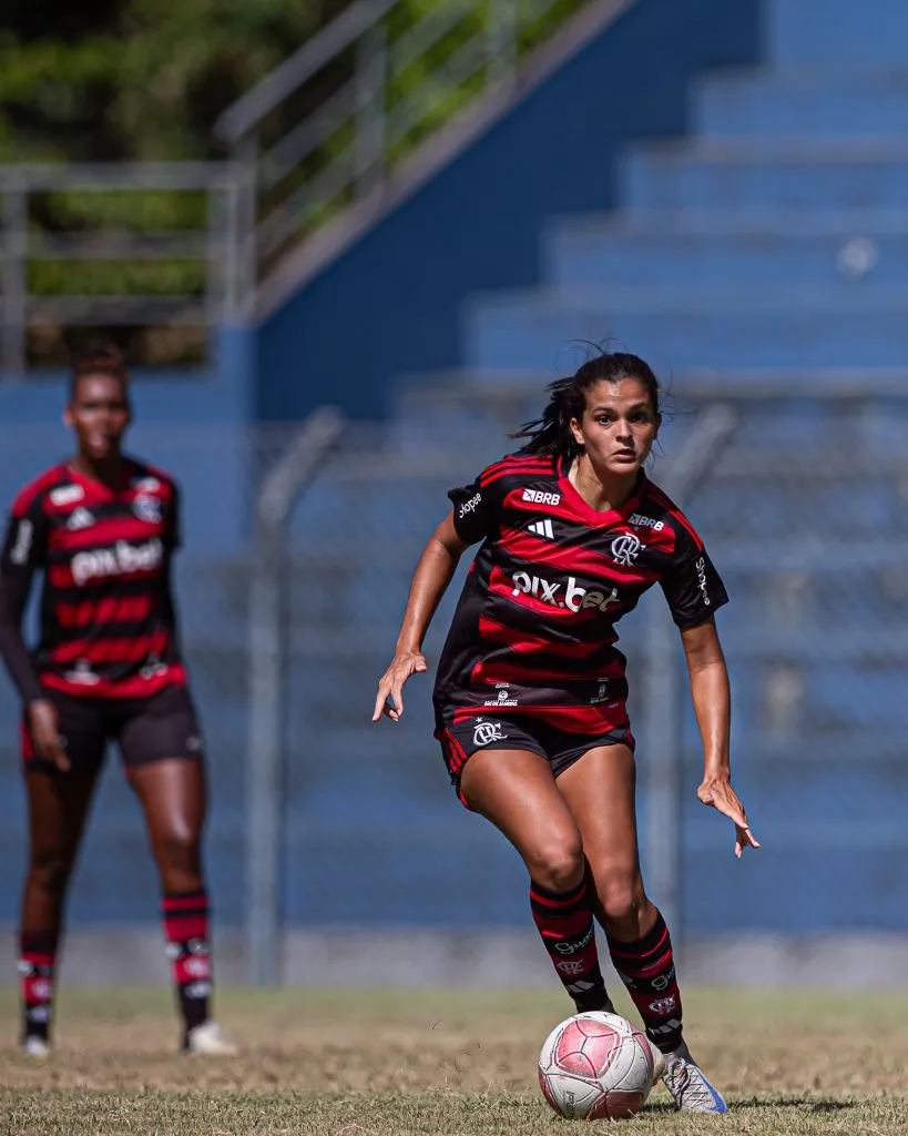 Jogadora do Flamengo feminino. 