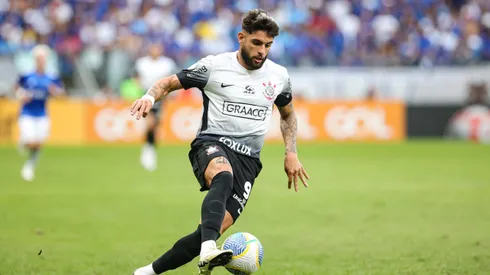 Yuri Alberto jogador do Corinthians durante partida contra o Cruzeiro no estadio Mineirao pelo campeonato Brasileiro A 2024.