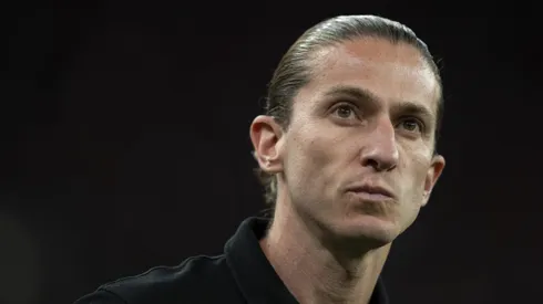 Filipe Luis tecnico do Flamengo durante partida contra o Cordoba no estadio Maracana pelo campeonato Copa Libertadores 2025. Foto: Jorge Rodrigues/AGIF