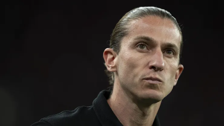 Filipe Luis tecnico do Flamengo durante partida contra o Cordoba no estadio Maracana pelo campeonato Copa Libertadores 2025. Foto: Jorge Rodrigues/AGIF