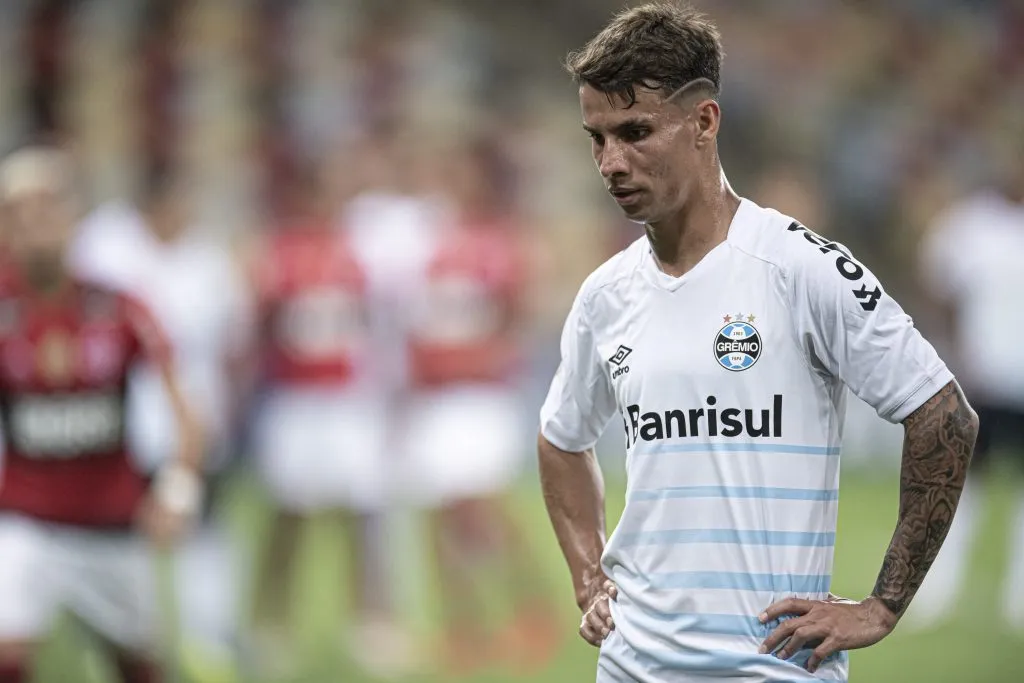 RJ – Rio de Janeiro – 19/09/2021 – BRASILEIRO A 2021, FLAMENGO X GREMIO – Ferreira jogador do Gremio durante partida contra o Flamengo no estadio Maracana pelo campeonato Brasileiro A 2021. Foto: Jorge Rodrigues/AGIF