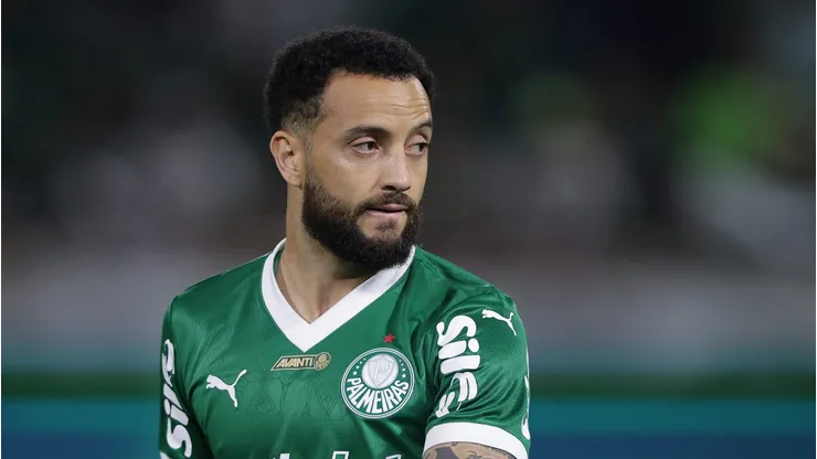 Felipe Anderson jogador do Palmeiras durante partida contra o Corinthians