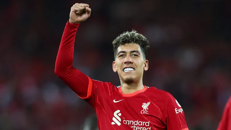 Roberto Firmino em partida pelo Liverpool. (Photo by Clive Brunskill/Getty Images)