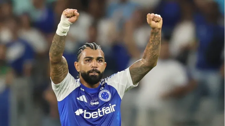 Gabigol em partida pelo Cruzeiro. Foto: Gilson Lobo/AGIF