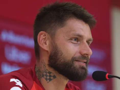 Rafael Sobis faz forte reclamação em Fortaleza x Internacional