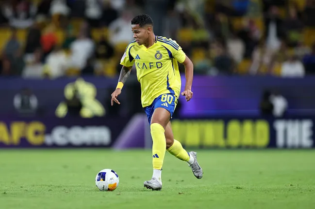 Wesley jogando no Al-Nassr durante AFC Champions League Elite -(Photo by Abdullah Ahmed/Getty Images)