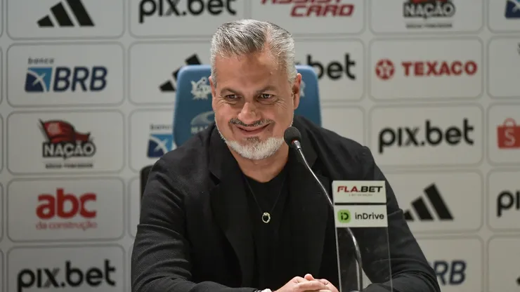 Jose Boto dirigente durante sua apresentação oficial do jogador Danilo do Flamengo em coletiva de imprensa realizada no Maracanã. Foto: Thiago Ribeiro/AGIF