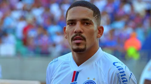 Gilberto, jogador do Bahia durante partida contra o Atletico-GO no estadio Arena Fonte Nova pelo campeonato Brasileiro A 2024.