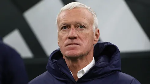 MILAN, ITALY - NOVEMBER 17: France coach Didier Deschamps looks on before the UEFA Nations League 2024/25 League A Group A2 match between Italy and France at on November 17, 2024 in Milan, Italy. (Photo by Marco Luzzani/Getty Images)