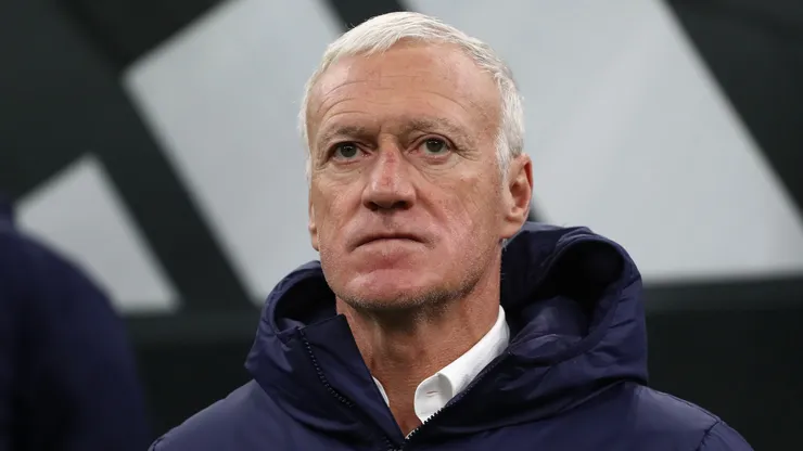 MILAN, ITALY - NOVEMBER 17: France coach Didier Deschamps looks on before the UEFA Nations League 2024/25 League A Group A2 match between Italy and France at on November 17, 2024 in Milan, Italy. (Photo by Marco Luzzani/Getty Images)