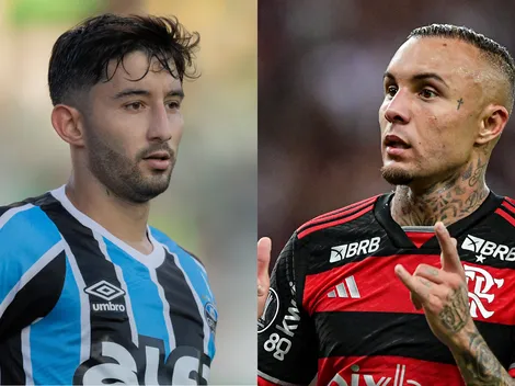 Cebolinha saindo do Flamengo por Villasanti do Grêmio é aprovado pela Nação