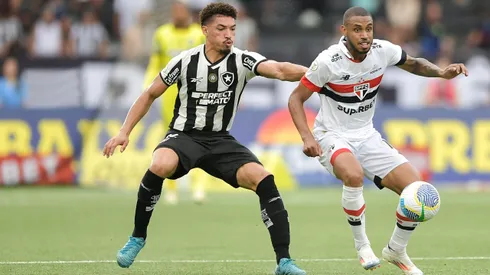 Botafogo e São Paulo se enfrentarão pelo Brasileirão 2025. Foto: Thiago Ribeiro/AGIF