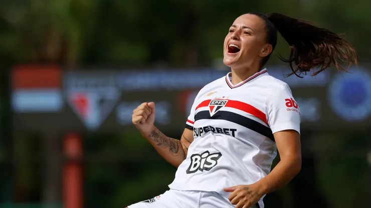 Jogadora do São Paulo. (Foto: Rubens Chiri / São Paulo FC)