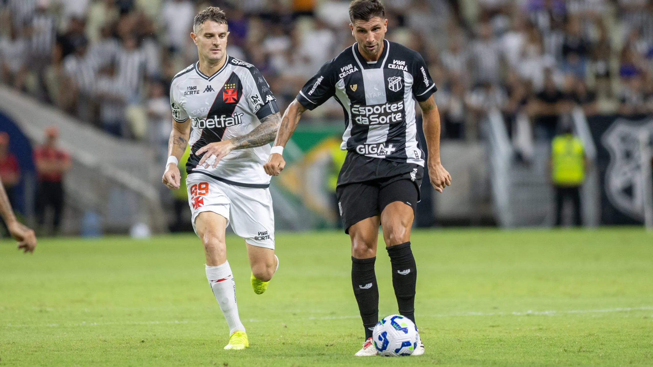 Ceará x Vasco pelo Campeonato Brasileiro A 2025. Foto: Baggio Rodrigues/AGIF