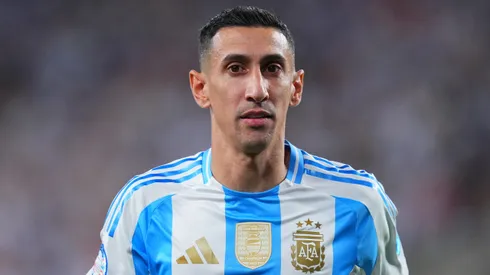 Di María em partida pela Argentina. (Photo by Mitchell Leff/Getty Images)
