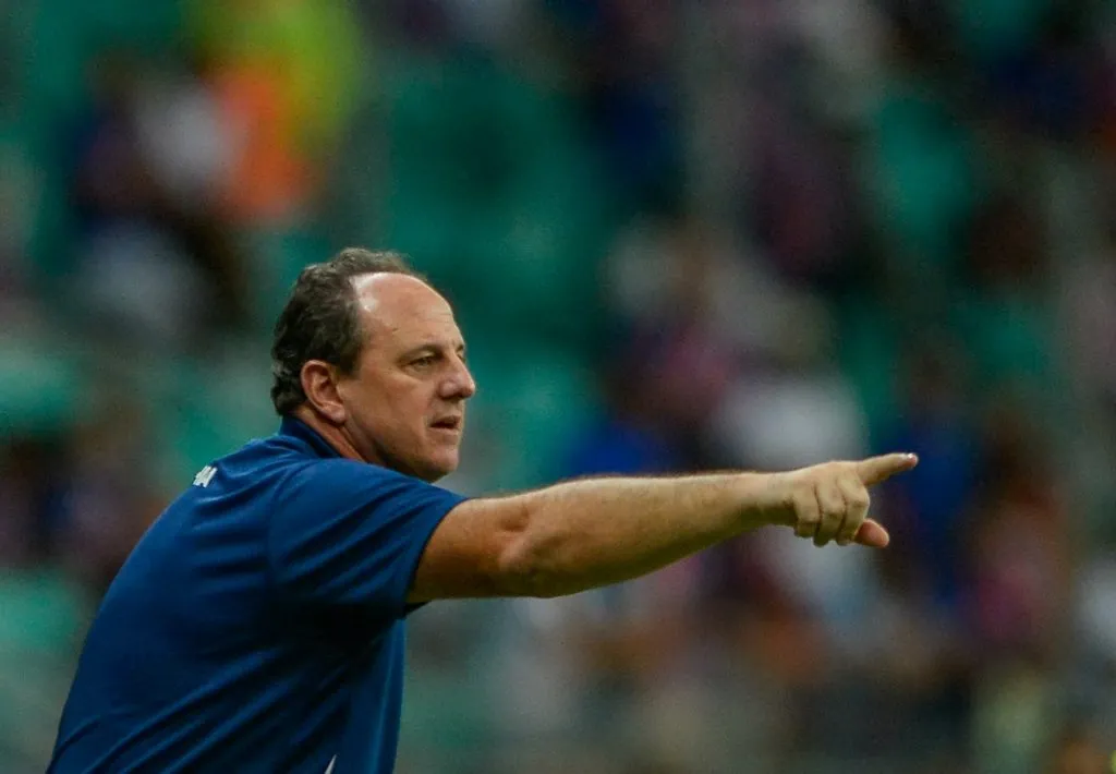 Rogerio Ceni técnico do Bahia durante partida contra o São Paulo na Fonte Nova pelo campeonato Brasileiro A 2024. Foto: Jhony Pinho/AGIF