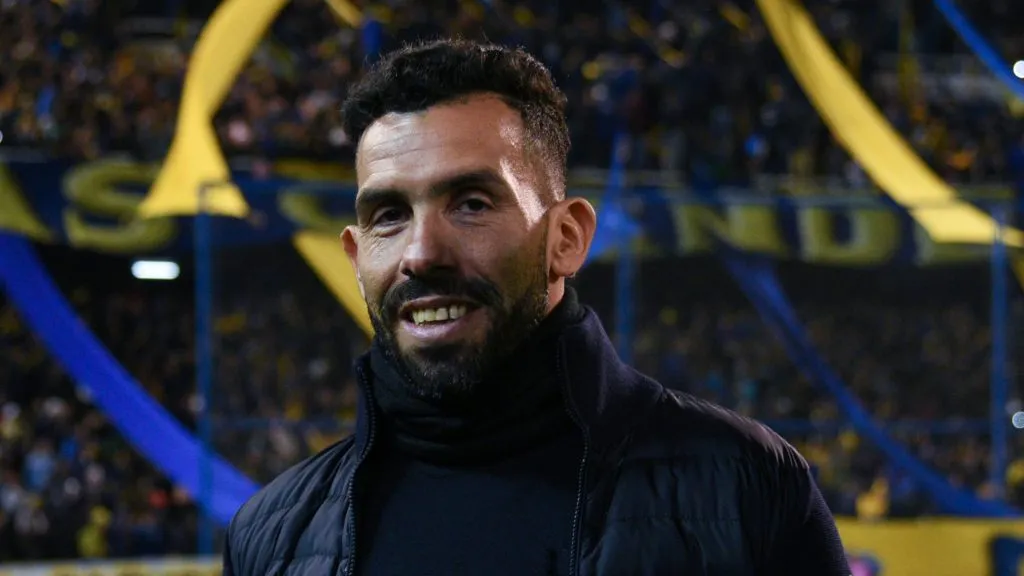 Carlos Tévez em La Bombonera. (Photo by Luciano Bisbal/Getty Images)
