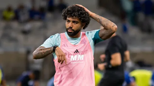 Gabigol jogador do Cruzeiro durante partida contra o Bahia no estadio Mineirao pelo campeonato Brasileiro A 2025. Foto: Fernando Moreno/AGIF