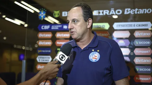 Rogério Ceni, técnico do Bahia, antes da partida contra o Cruzeiro no Brasileirão (Imagem: Rafael Rodrigues / EC Bahia)