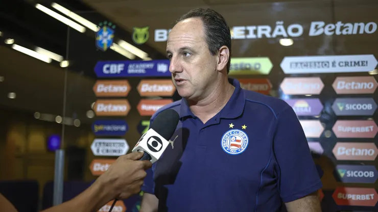 Rogério Ceni, técnico do Bahia, antes da partida contra o Cruzeiro no Brasileirão (Imagem: Rafael Rodrigues / EC Bahia)