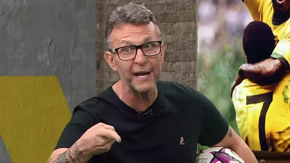 Foto: Reprodução / Band – Neto durante o programa ‘Os Donos da Bola’