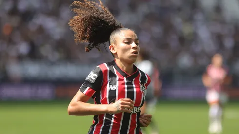 Jogadora do São Paulo feminino (Crédito: Nilton Fukuda / São Paulo FC)