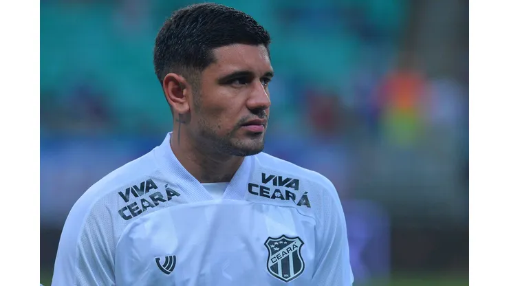 Galeano durante confronto contra o Bahia na Copa do Nordeste de 2025.