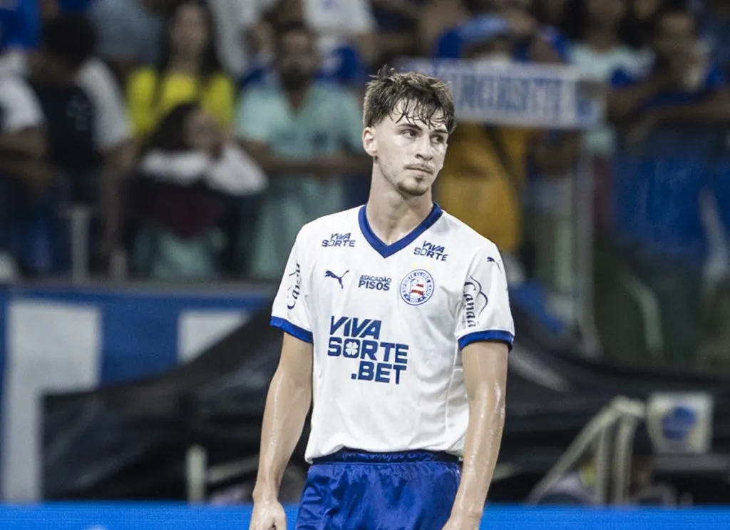 Fredi Lippert, zagueiro do Bahia, contra o Cruzeiro (Imagem:Rafael Rodrigues / EC Bahia)