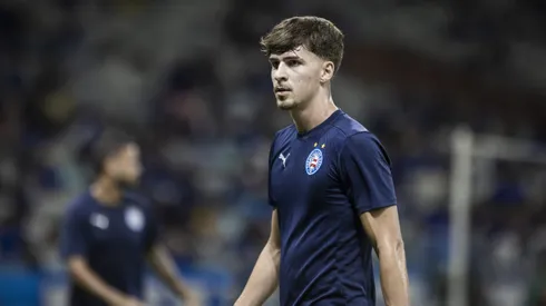 Fredi Lippert, jovem zagueiro do Bahia, em partida contra o Cruzeiro (Imagem: Rafael Rodrigues / EC Bahia)