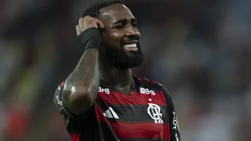 Gerson durante confronto entre Flamengo e Córdoba na Libertadores 2025.