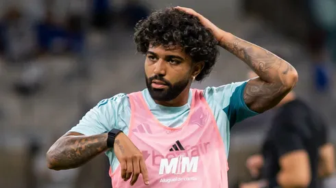 Gabigol começará novamente jogo pelo Cruzeiro no banco de reservas. Foto: Fernando Moreno/AGIF