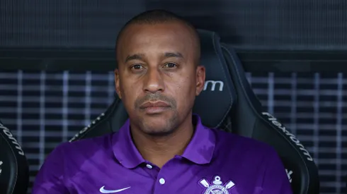 SP – SAO PAULO – 19/04/2025 – BRASILEIRO A 2025, CORINTHIANS X SPORT – Orlando Ribeiro tecnico interino do Corinthians durante partida contra o Sport no estadio Arena Corinthians pelo campeonato Brasileiro A 2025. Foto: Marcello Zambrana/AGIF