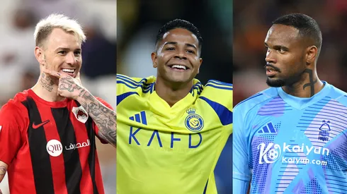 Róger Guedes, Wesley e Caros Miguel. Foto: GETTY IMAGES