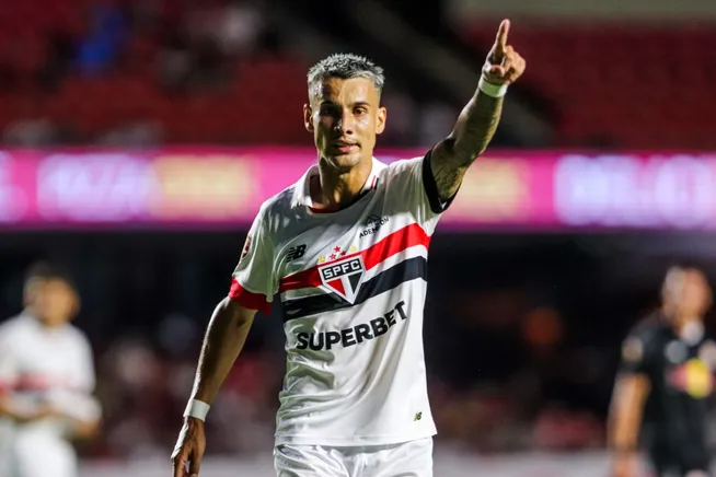 Ferreirinha durante partida contra o Bragantino no Campeonato Paulista de 2024. Foto: Reinaldo Campos/AGIF