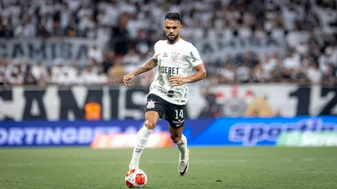 Raniele jogador do Corinthians durante partida contra o Ponte Preta no estadio Arena Corinthians pelo campeonato Paulista 2024.