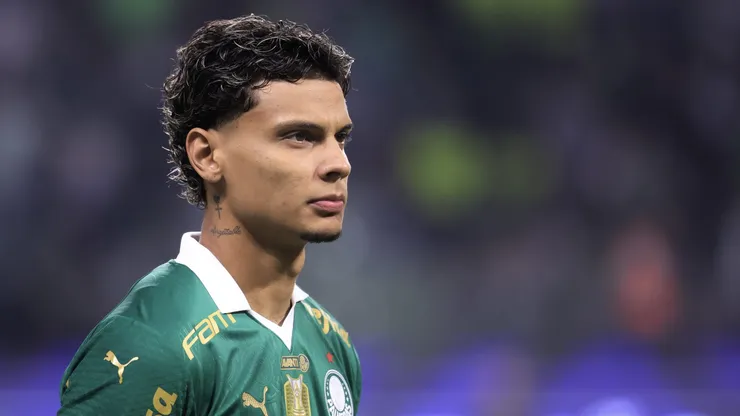 Richard Ríos em partida pelo Palmeiras. Foto: Marcello Zambrana/AGIF