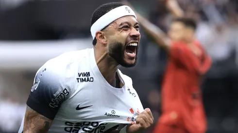 Memphis Depay, atacante do Corinthians (1). Marcello Zambrana/AGIF