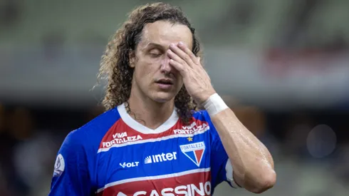 CE – FORTALEZA – 15/03/2025 – CEARENSE 2025, FORTALEZA X CEARA -David Luiz jogador do Fortaleza lamenta durante partida contra o Ceara no estadio Arena Castelao pelo campeonato Cearense 2025. Foto: Lucas Emanuel/AGIF