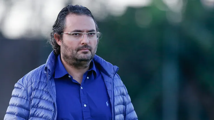 Alexandre Mattos durante treino do Palmeiras no CT Academia de Futebol.