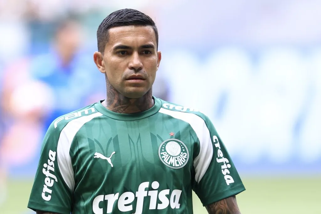 SP – SAO PAULO – 26/10/2024 – BRASILEIRO A 2024, PALMEIRAS X FORTALEZA – Dudu jogador do Palmeiras durante aquecimento antes da partida contra o Fortaleza no estadio Arena Allianz Parque pelo campeonato Brasileiro A 2024. Foto: Marcello Zambrana/AGIF
