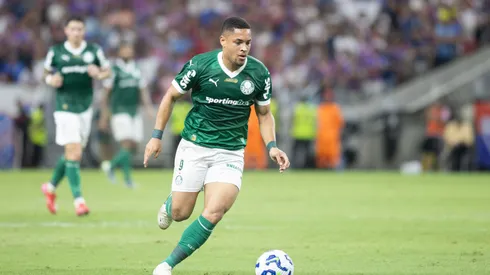 Vitor Roque, atacante do Palmeiras. Baggio Rodrigues/AGIF