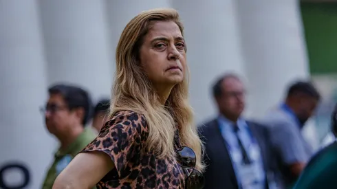 SP - SAO PAULO - 30/03/2025 - BRASILEIRO A 2025, PALMEIRAS X BOTAFOGO - Leila Pereira presidente do Palmeiras durante partida contra o Botafogo no estadio Arena Allianz Parque pelo campeonato Brasileiro A 2025. Foto: Fabio Giannelli/AGIF