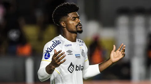 Eduardo Bauermann em partida pelo Santos. Foto: Abner Dourado/AGIF