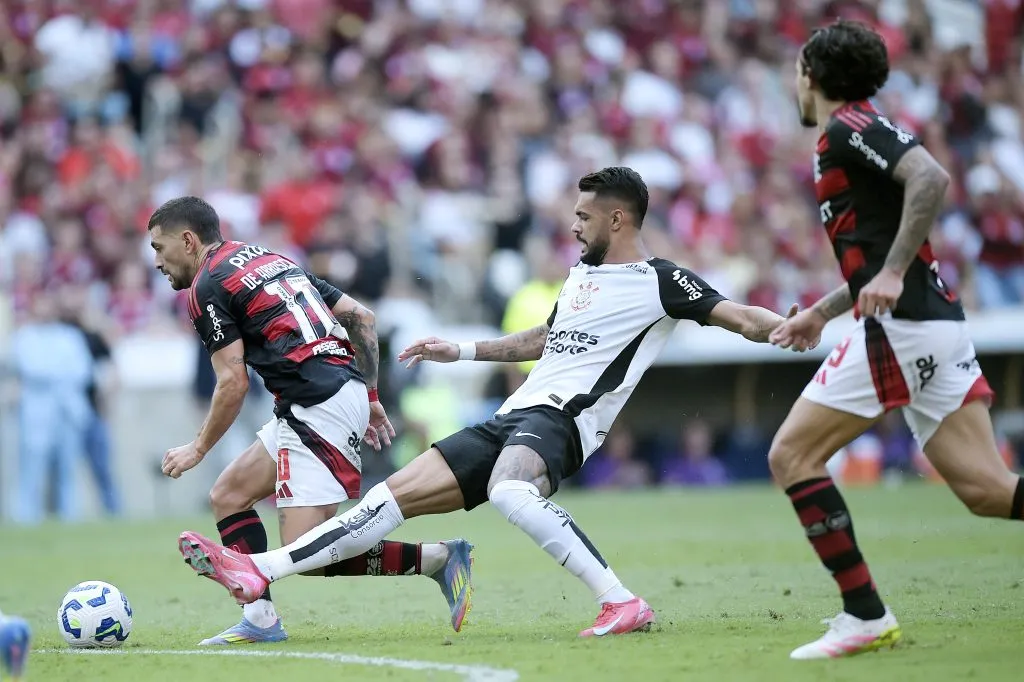 Flamengo x Corinthians pelo Campeonato Brasileiro A 2025. Foto: Alexandre Loureiro/AGIF